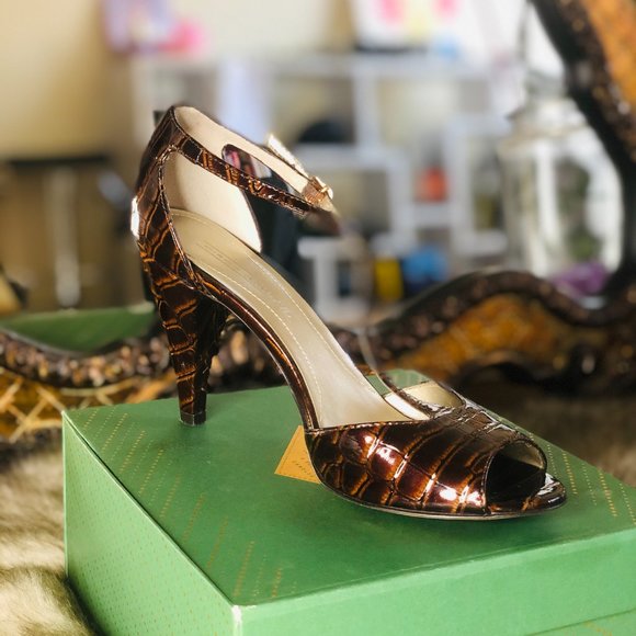 Joan & David Vintage Crocodile Heels size 7.5 EUC! - Picture 12 of 15